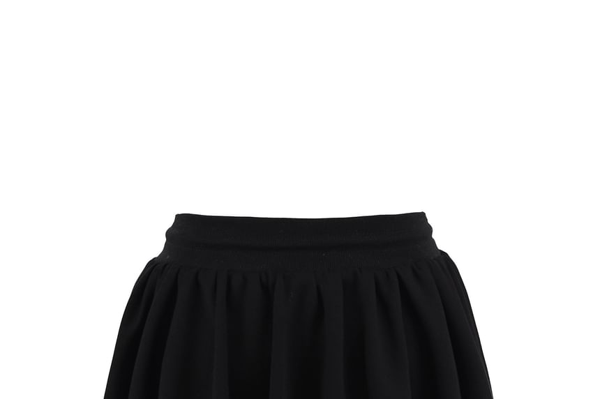 Casual A-Line Midi Skirt with Drawstring Waist