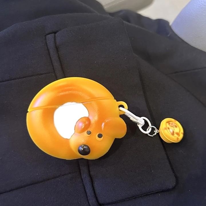Dog Bagel Apple AirPods / Pro Earphone Case Skin / Charm / Set