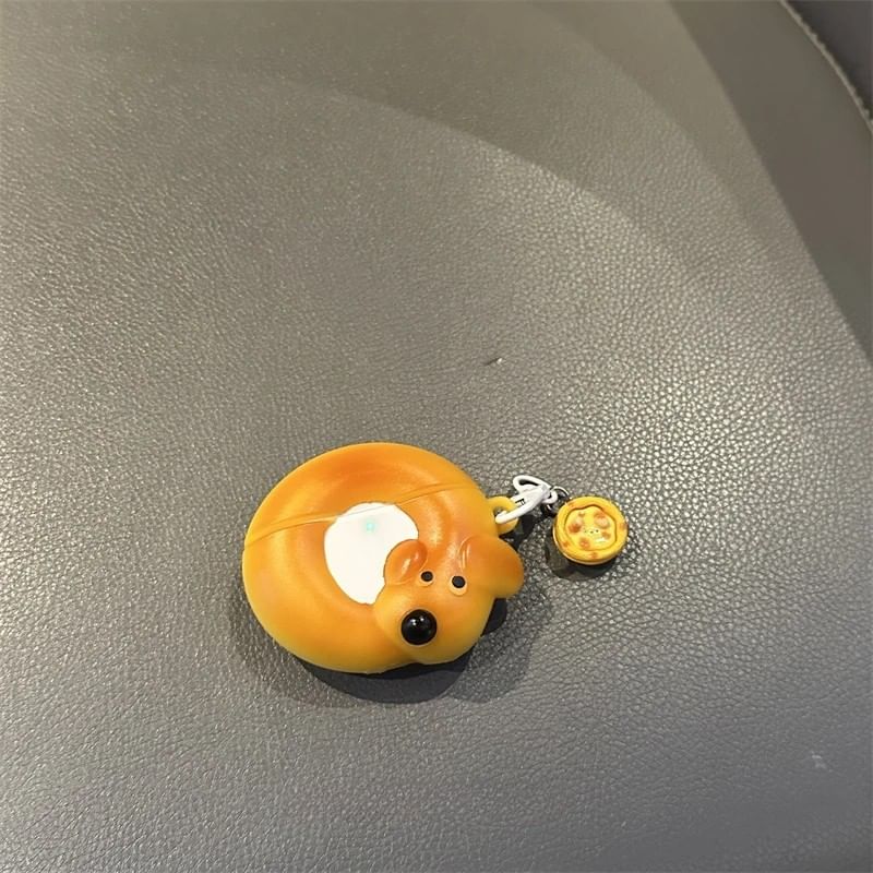 Dog Bagel Apple AirPods / Pro Earphone Case Skin / Charm / Set