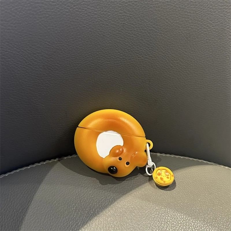 Dog Bagel Apple AirPods / Pro Earphone Case Skin / Charm / Set