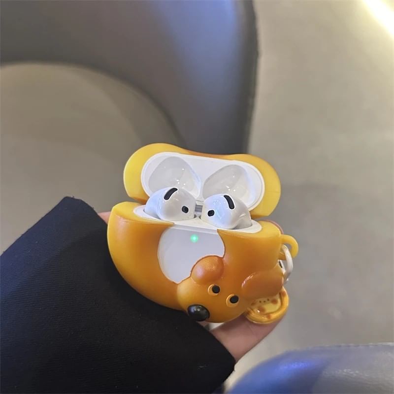 Dog Bagel Apple AirPods / Pro Earphone Case Skin / Charm / Set