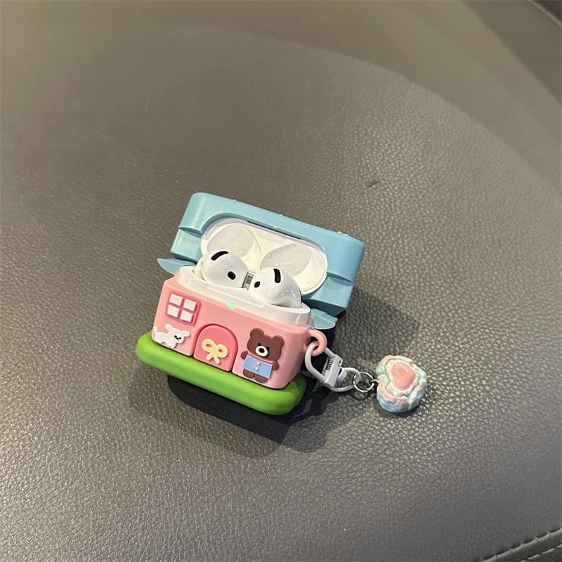 House Apple AirPods / Pro Earphone Case Skin / Charm / Set