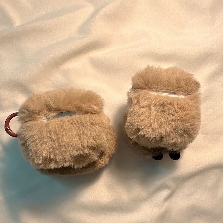 Capybara Plush AirPods Earphone Case Skin