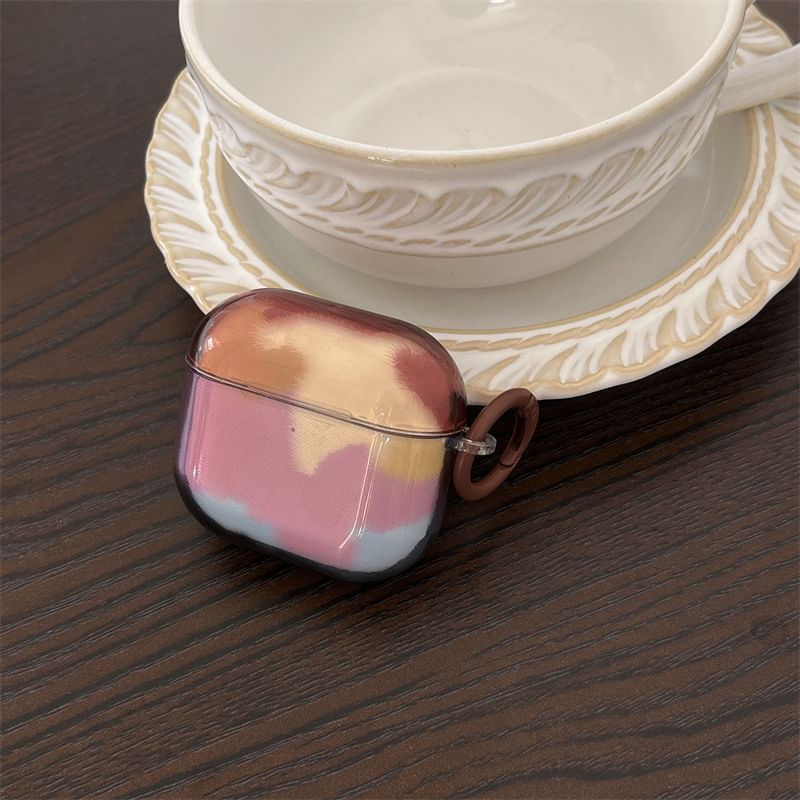 Color Block AirPods Earphone Case Skin