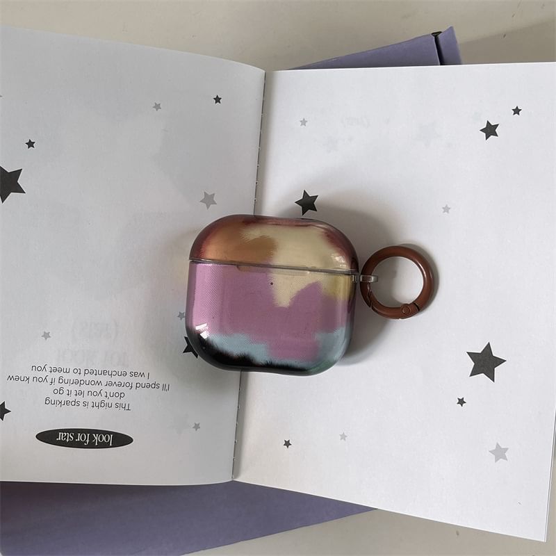 Color Block AirPods Earphone Case Skin