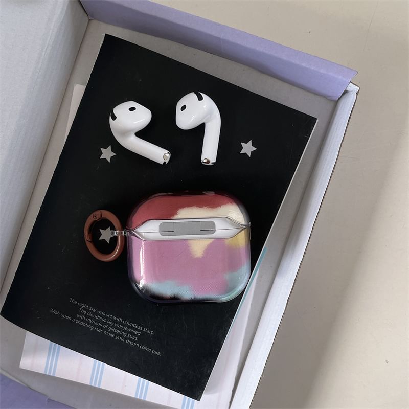 Color Block AirPods Earphone Case Skin
