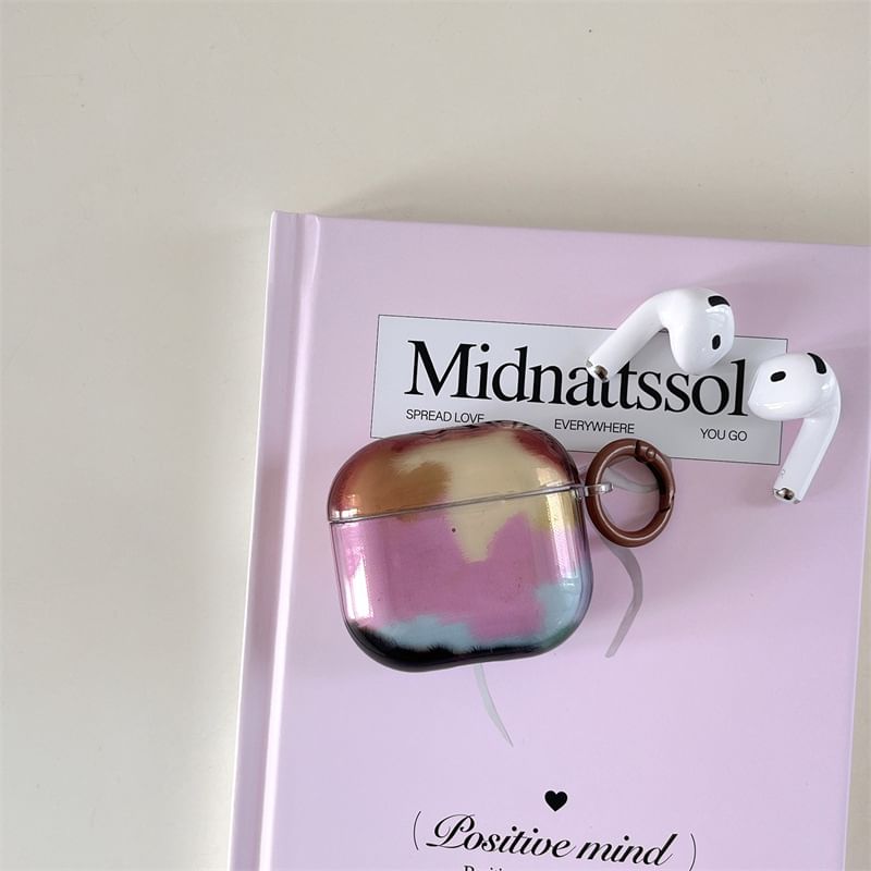 Color Block AirPods Earphone Case Skin