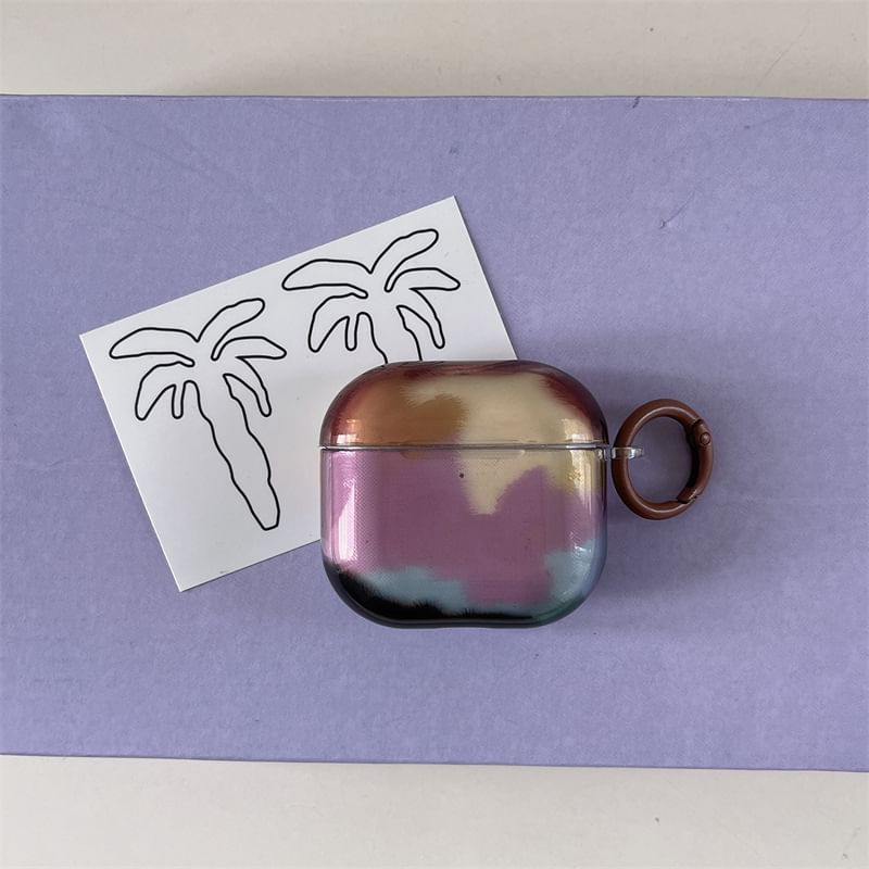 Color Block AirPods Earphone Case Skin