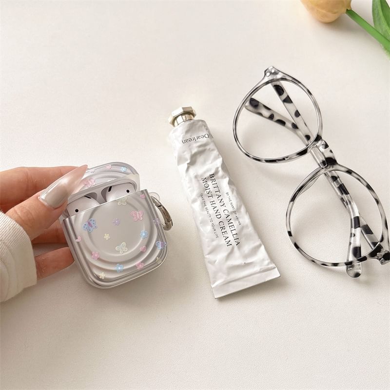Butterfly AirPods Earphone Case Skin / Charm / Set