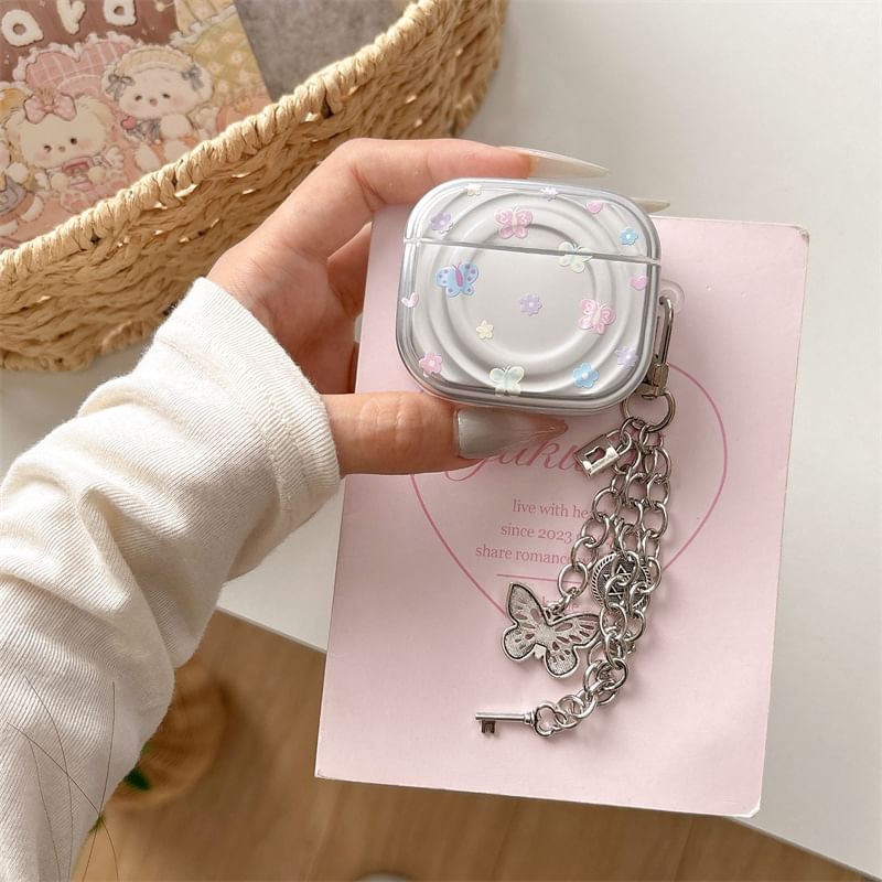 Butterfly AirPods Earphone Case Skin / Charm / Set