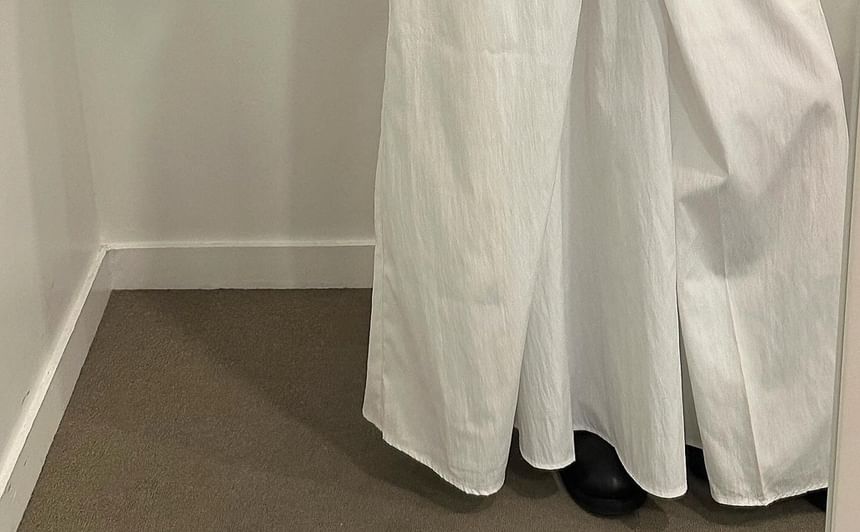 Plain Maxi A-Line Skirt - High Waist