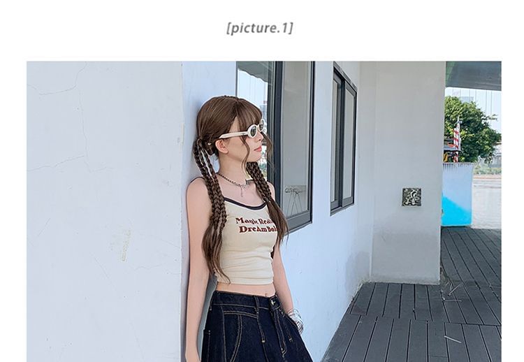 Denim A-Line Midi Skirt in High-Rise Style
