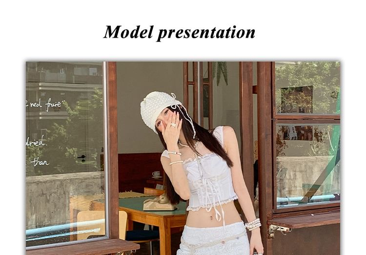 Sheer Maxi Skirt with High-Waist A-Line Shape