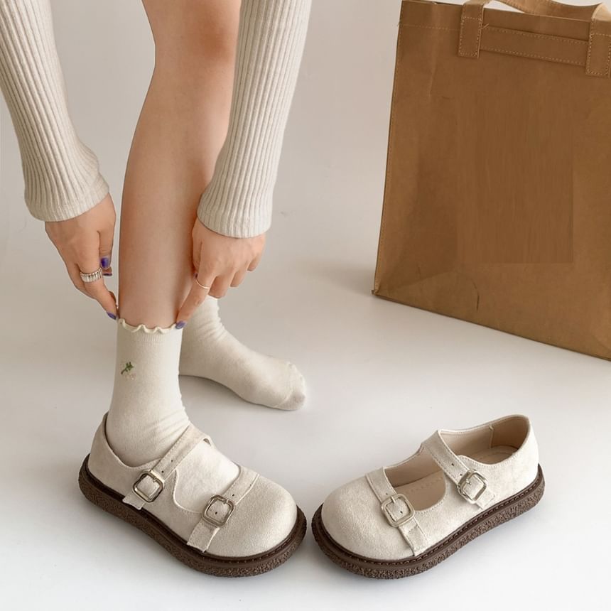 Buckled Mary Jane Sandals