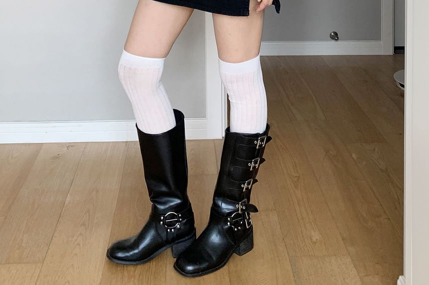 Denim Mini Skirt with High-Rise A-Line Silhouette