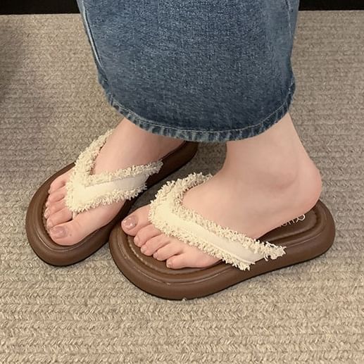 Frayed Flip Flops