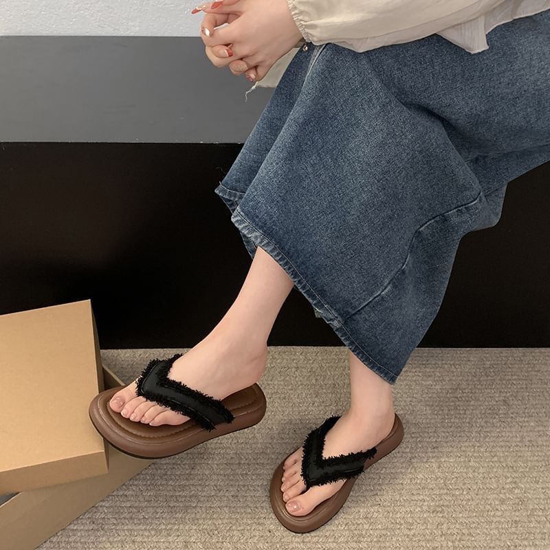 Frayed Flip Flops