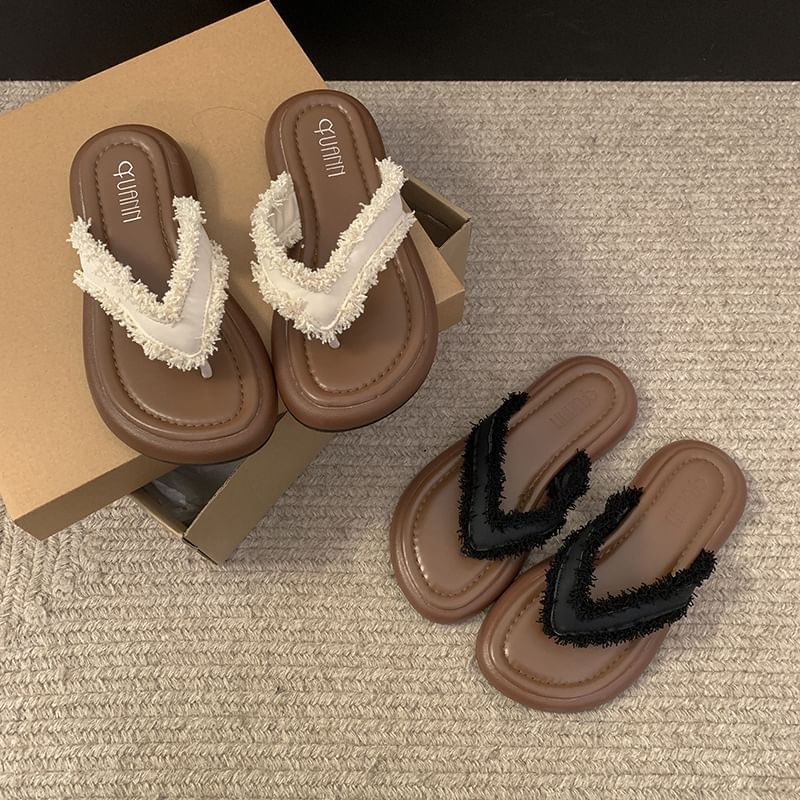 Frayed Flip Flops