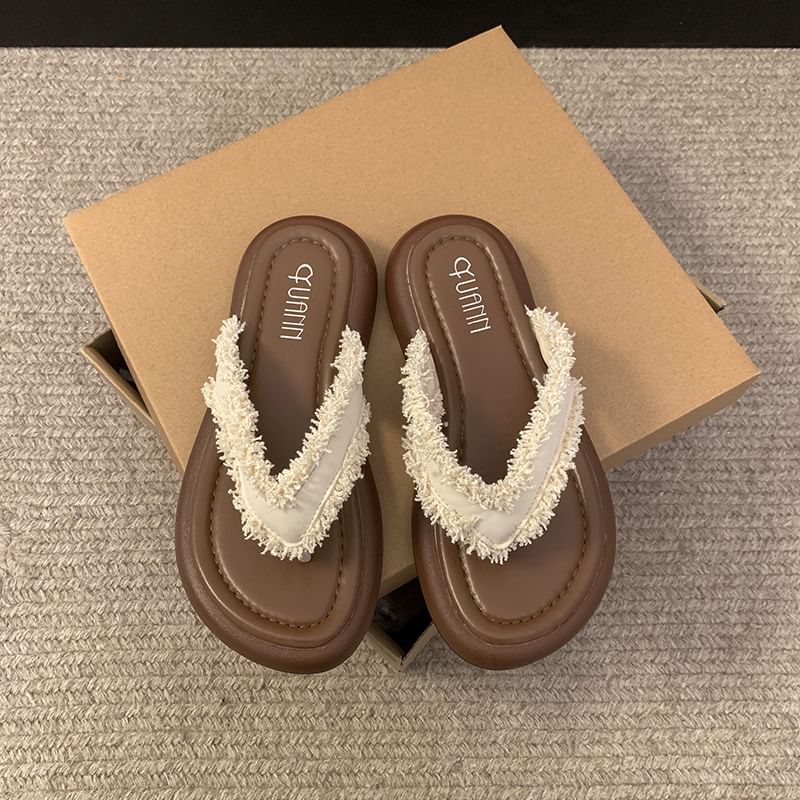 Frayed Flip Flops