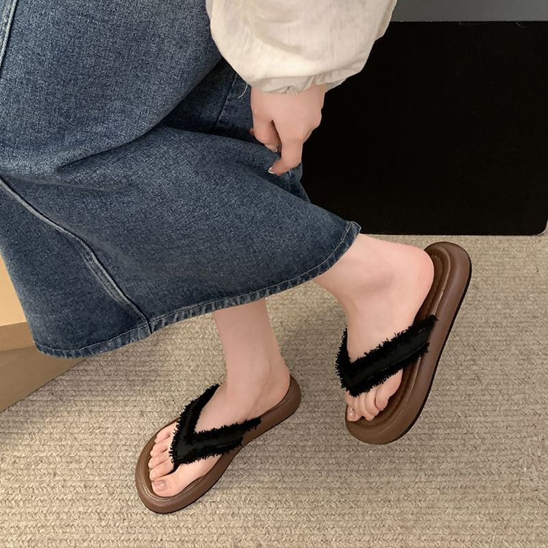 Frayed Flip Flops