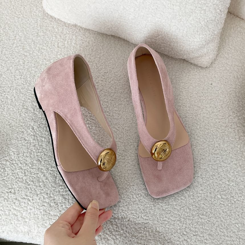 Hidden Wedge Cutout Sandals