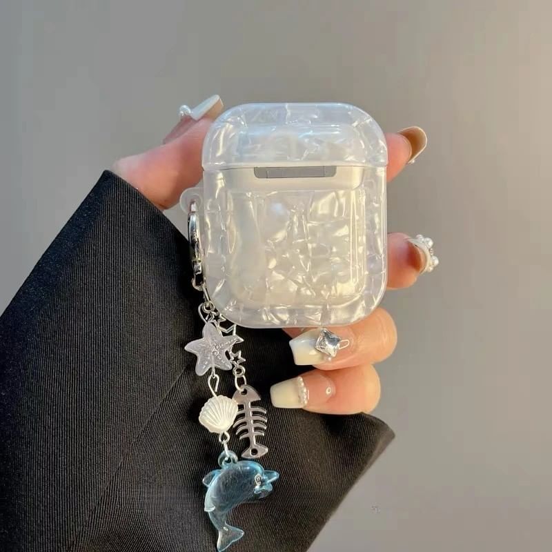 Fish Apple AirPods / Pro Earphone Case Skin / Charm / Set