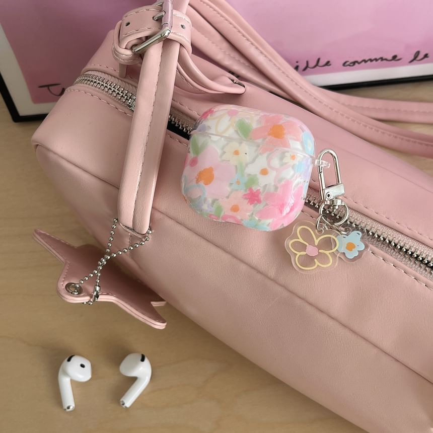 Floral Apple AirPods / Pro Earphone Case Skin / Charm / Set