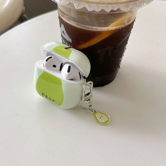 Pear Apple AirPods / Pro Earphone Case Skin / Charm / Set