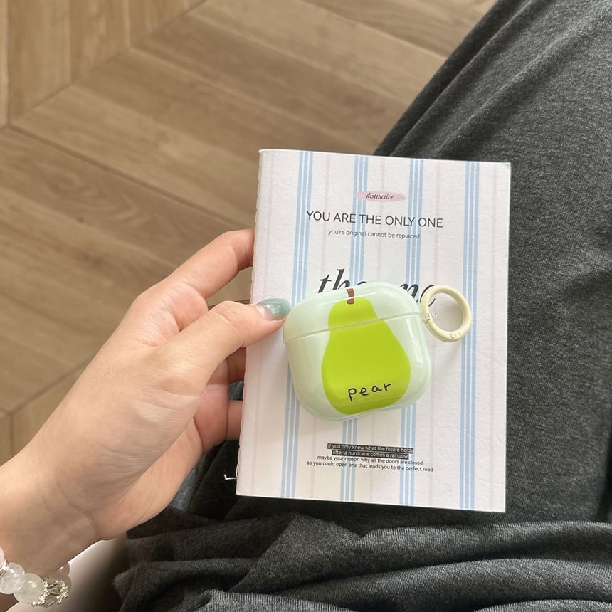 Pear Apple AirPods / Pro Earphone Case Skin / Charm / Set