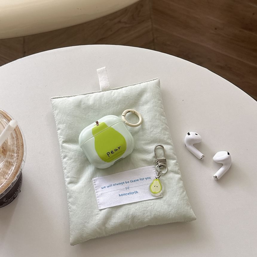 Pear Apple AirPods / Pro Earphone Case Skin / Charm / Set