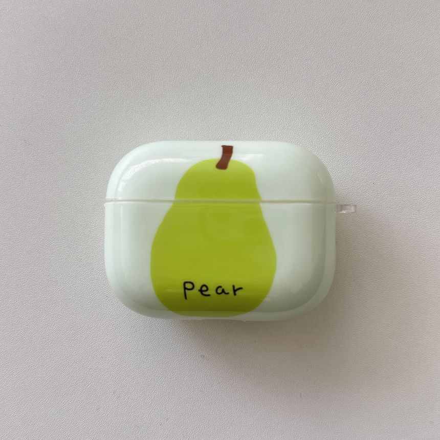 Pear Apple AirPods / Pro Earphone Case Skin / Charm / Set