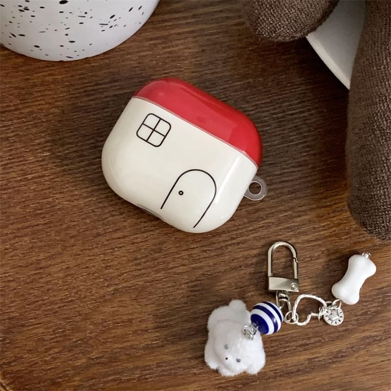 Set Skin Case Pro Dog / House AirPods Earphone Apple Charm