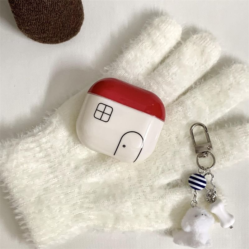 House Apple AirPods / Pro Earphone Case Skin / Dog Charm / Set