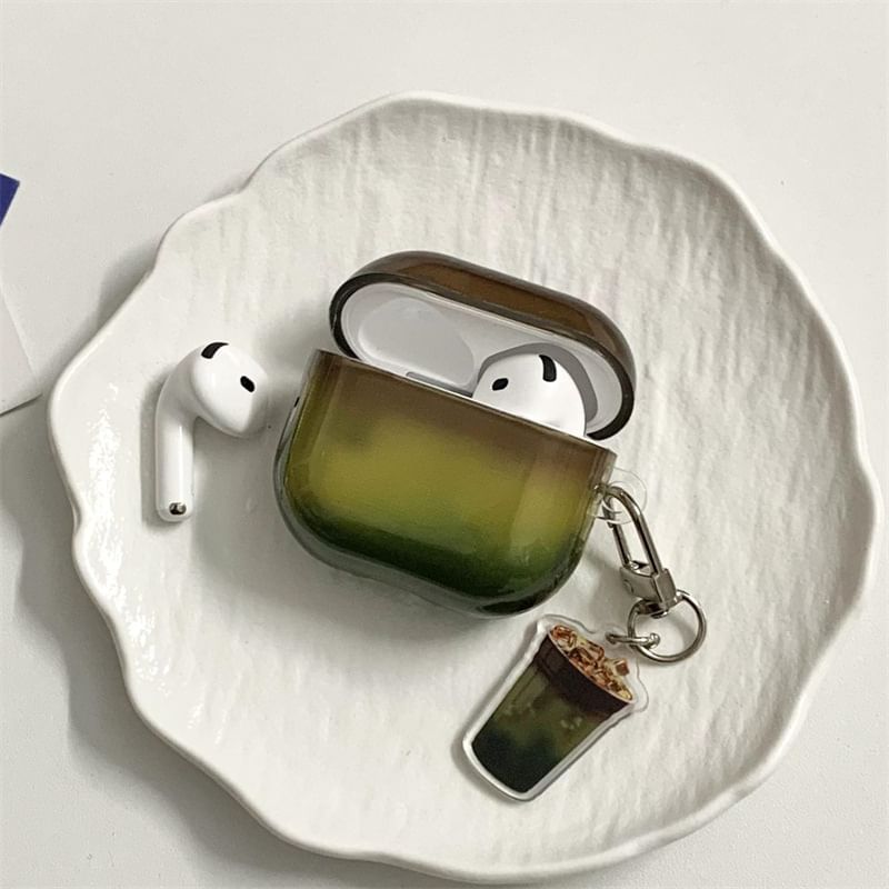 Pro Gradient with / Case Earphone AirPods Apple Skin Coffee Charm