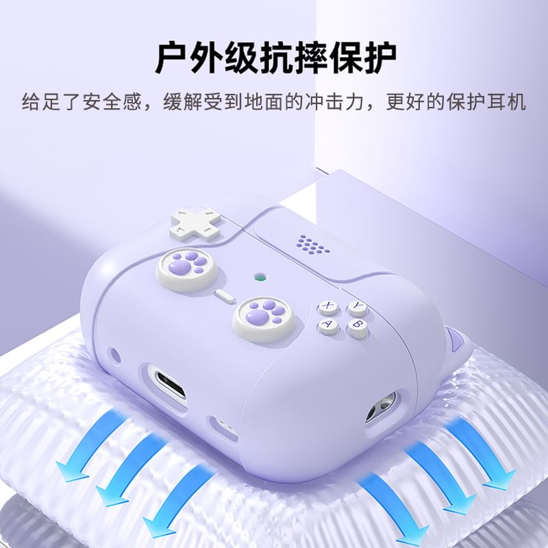 Cat Gamepad Apple AirPods / Pro Earphone Case Skin