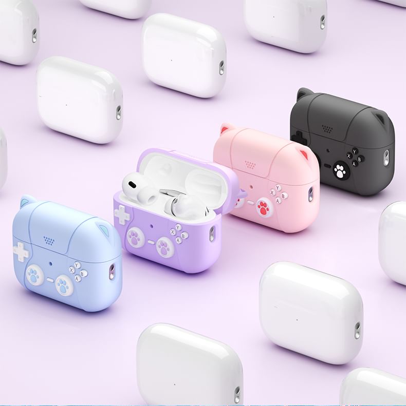 Cat Gamepad Apple AirPods / Pro Earphone Case Skin