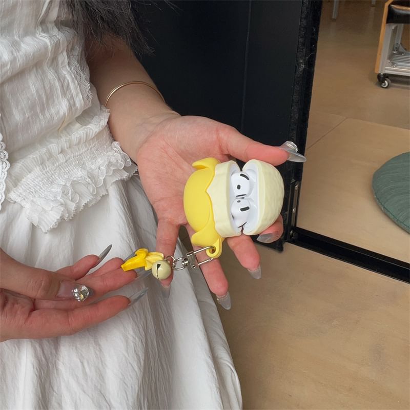 Banana Apple AirPods / Pro Earphone Case Skin with Charm