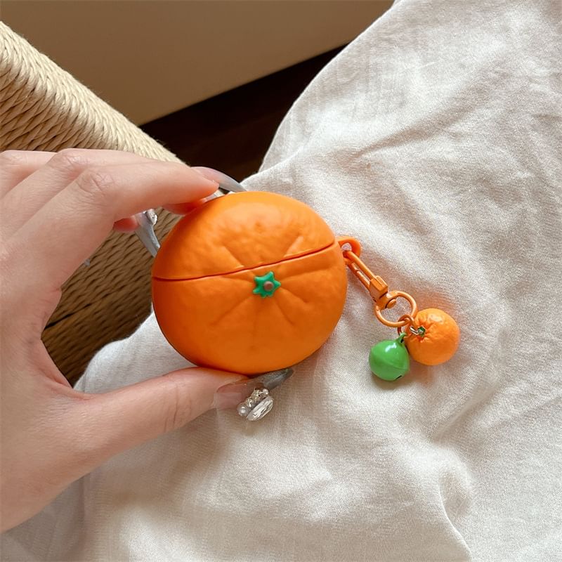 Earphone Skin AirPods / Charm Case with Apple Pro Orange