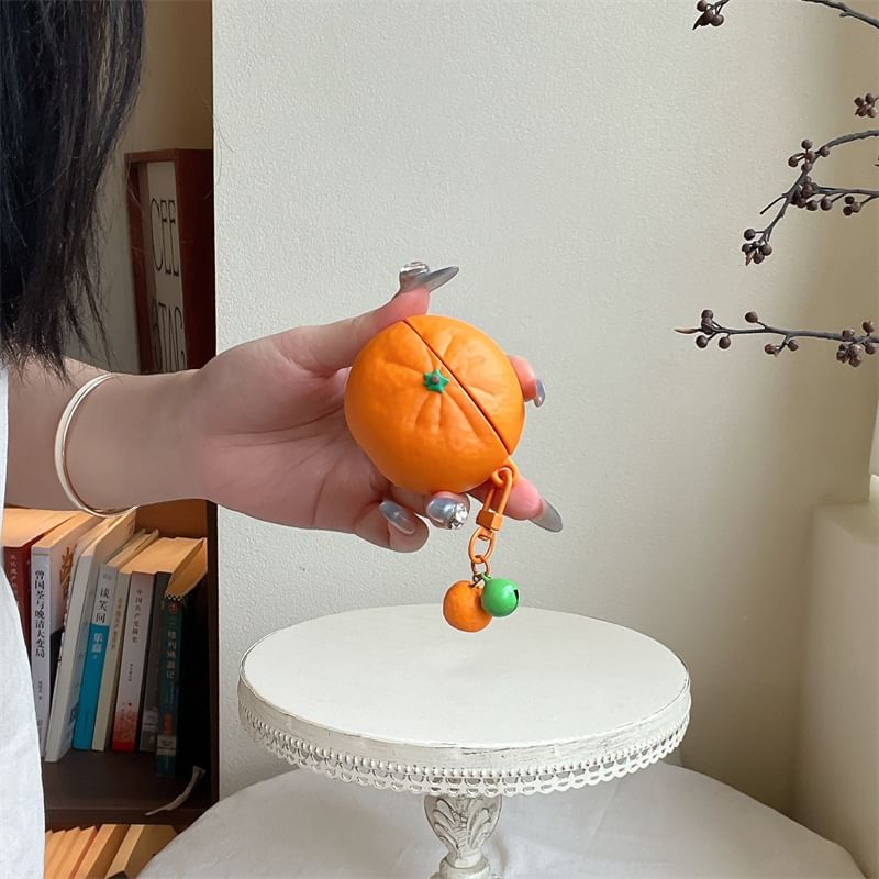 Earphone Skin AirPods / Charm Case with Apple Pro Orange