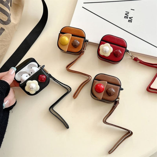 Bead Apple AirPods / Pro Earphone Case Skin with Strap
