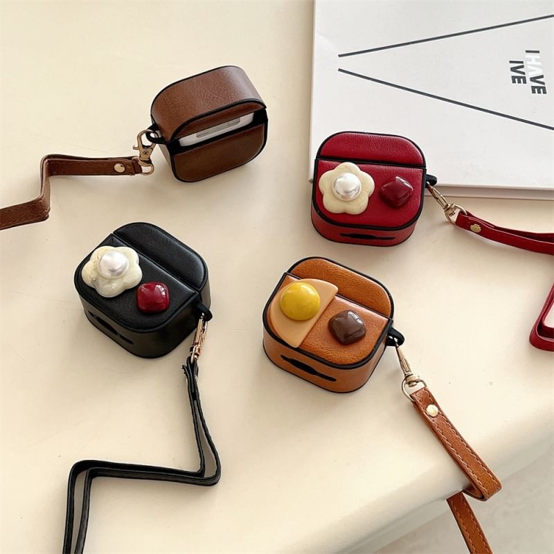 Bead Apple AirPods / Pro Earphone Case Skin with Strap