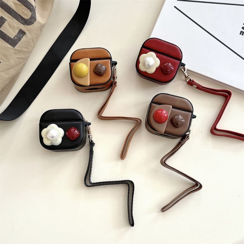 Bead Apple AirPods / Pro Earphone Case Skin with Strap