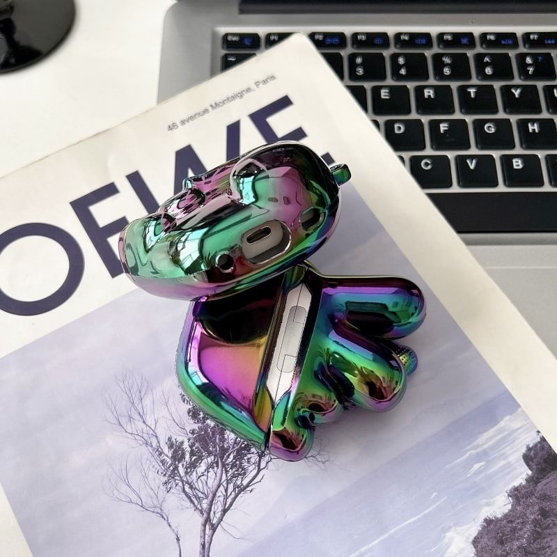 Holographic Hand Gesture Apple AirPods / Pro Earphone Case Skin / Charm / Set