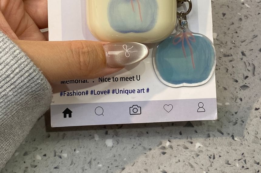 Apple AirPods Earphone Case Skin / Charm / Set