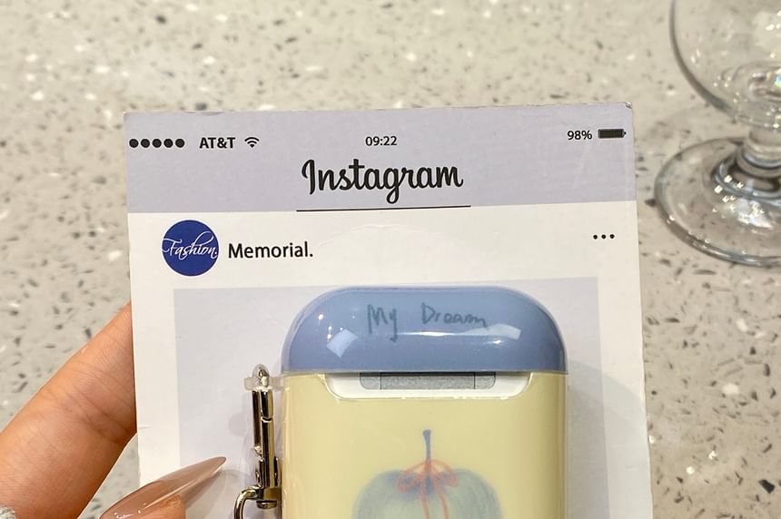 Apple AirPods Earphone Case Skin / Charm / Set