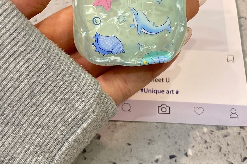 Ocean AirPods Earphone Case Skin / Charm / Set