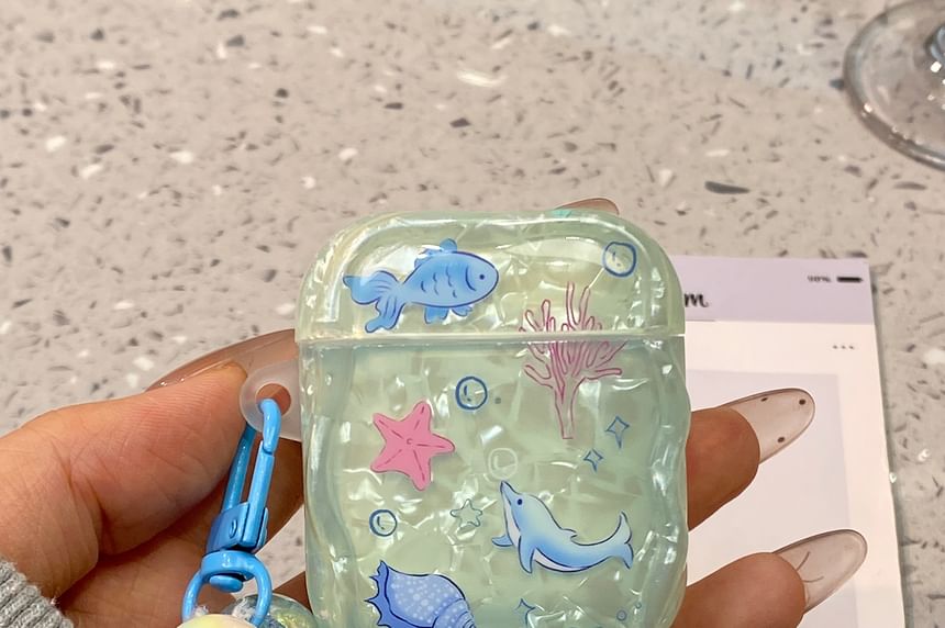 Ocean AirPods Earphone Case Skin / Charm / Set