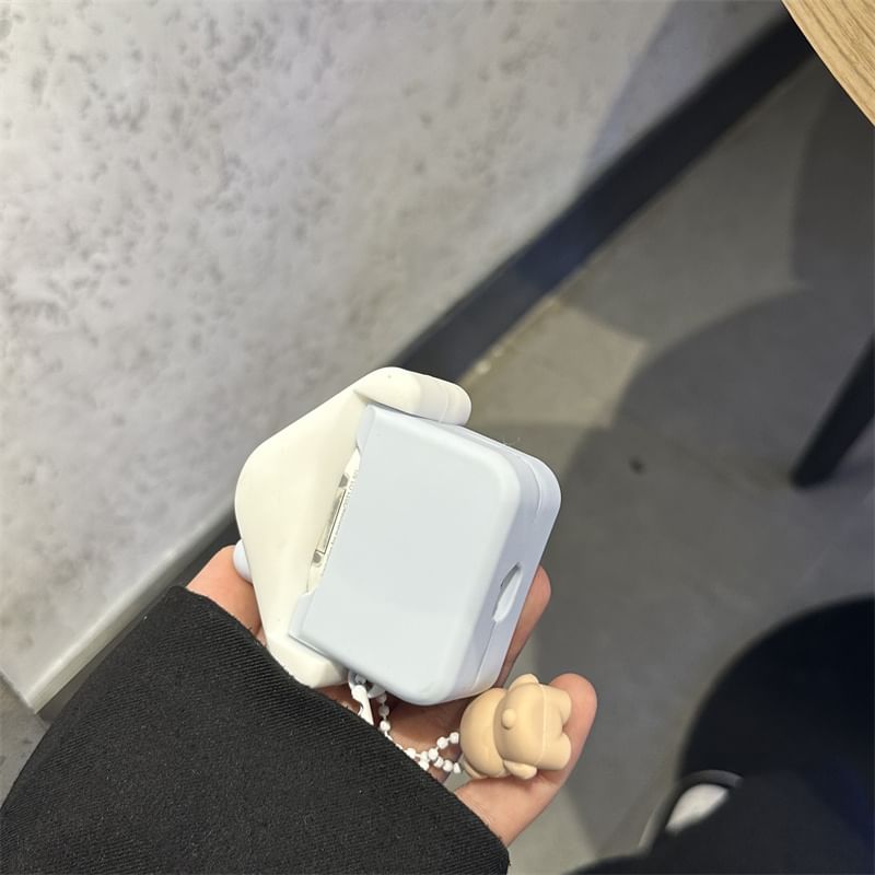 Bear House Apple AirPods / Pro Earphone Case Skin with Charm