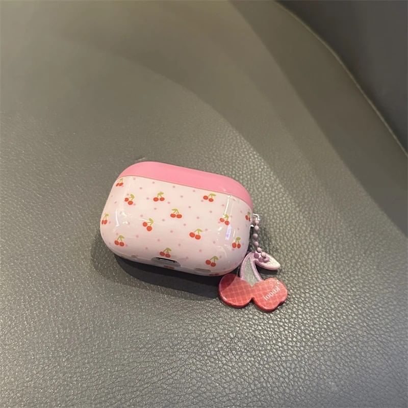 Cherry AirPods Earphone Case Skin / Charm / Set