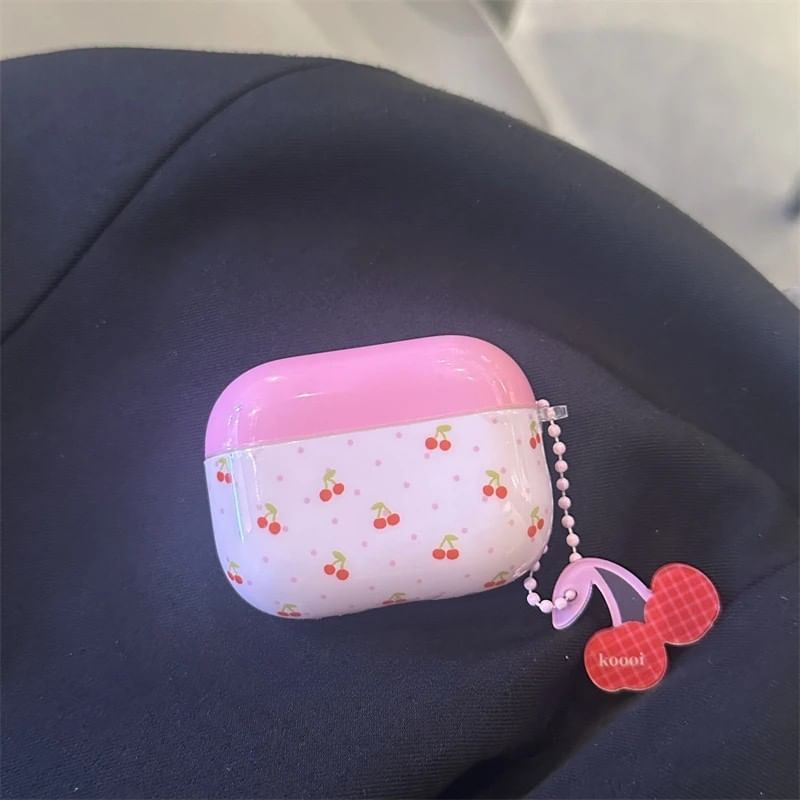 Cherry AirPods Earphone Case Skin / Charm / Set